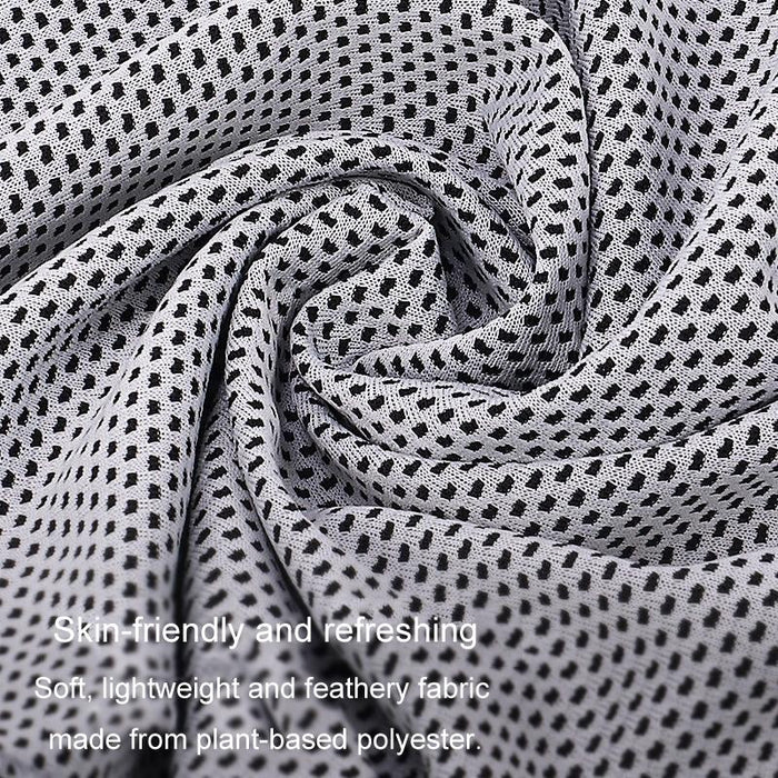 Sports Towel Set Travel Portable Quick Dry Cold Feeling Towel With Silicone Sleeve Storage Bag - Size 30X80Cm