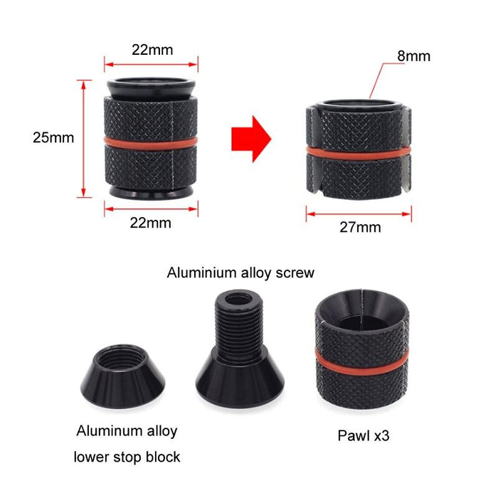 28.6Mm Bicycle Front Fork Sunflower Core Screw