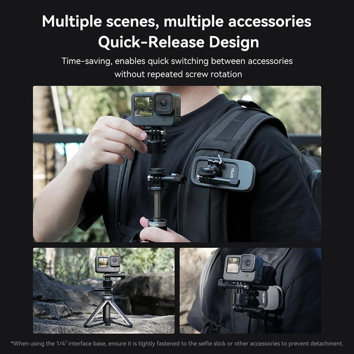 Universal Magnetic Quick Release Adapter Kit For Action Cameras