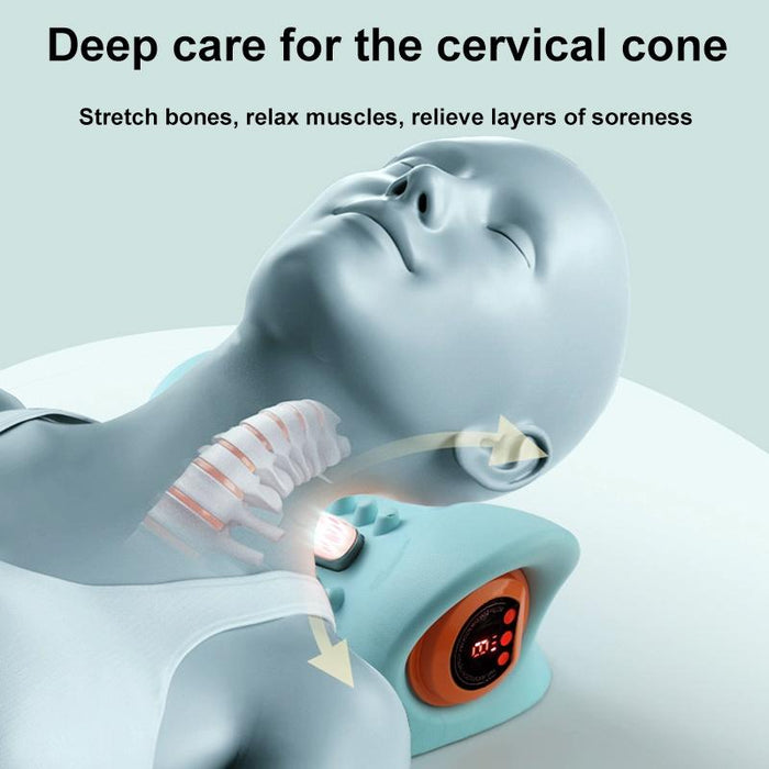 Blue Hot Compress Shoulder & Neck Massager