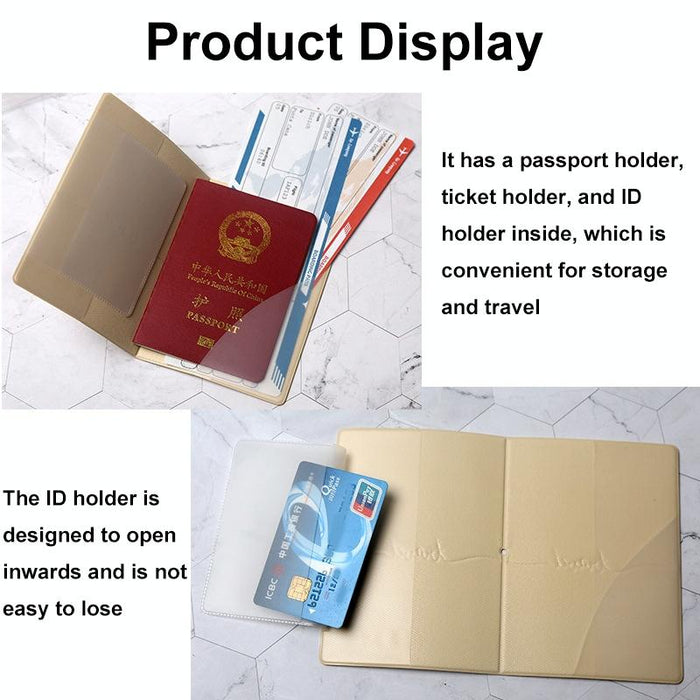 Passport Cover For Travel Abroad 3D Map Design