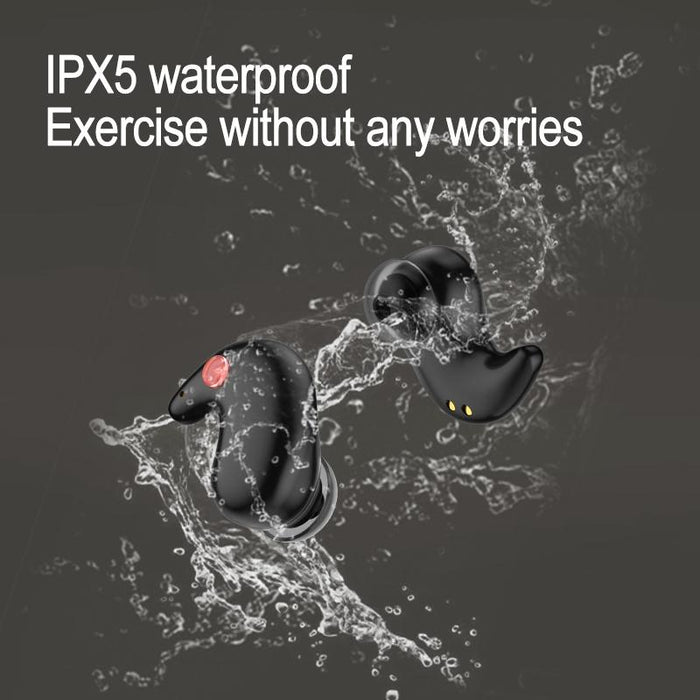 In-Ear Small Coconut Ball Stereo Bluetooth Earphones With Charging Compartment