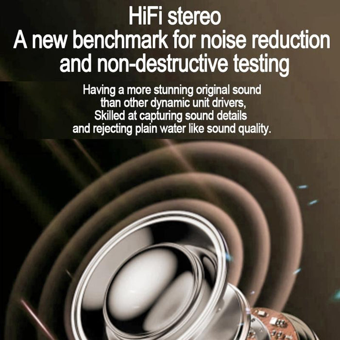 In-Ear Small Coconut Ball Stereo Bluetooth Earphones With Charging Compartment