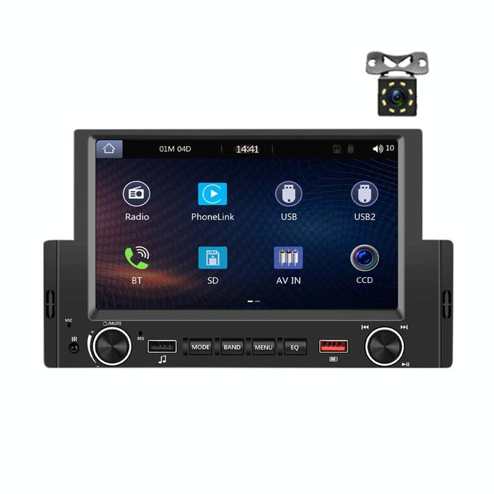6.2 Inch Single Butt Carplay Car Monitor - Universal Wired Mp5 Player