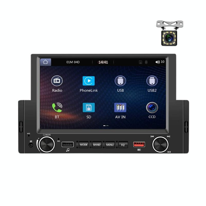 6.2 Inch Single Butt Carplay Car Monitor - Universal Wired Mp5 Player