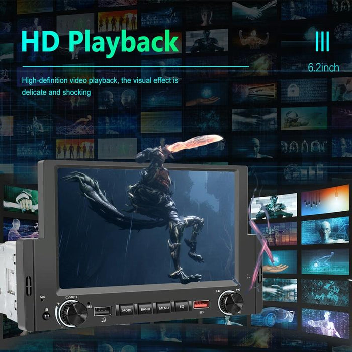 6.2 Inch Single Butt Carplay Car Monitor - Universal Wired Mp5 Player