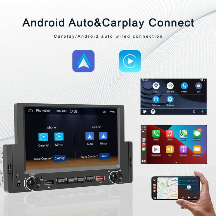 6.2 Inch Single Butt Carplay Car Monitor - Universal Wired Mp5 Player