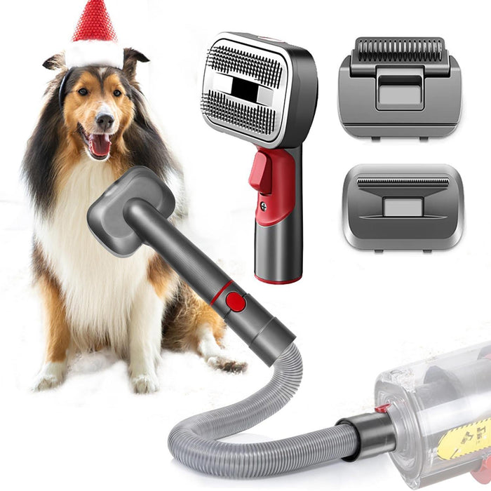 3 In 1 Pet Grooming Set For Dyson Vacs Fits V7 V8 V10 V11 V15 Includes Suction Head & Hose