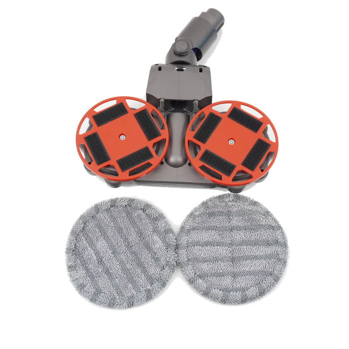 Electric Mop Head With Detachable Water Tank & 6 Pads