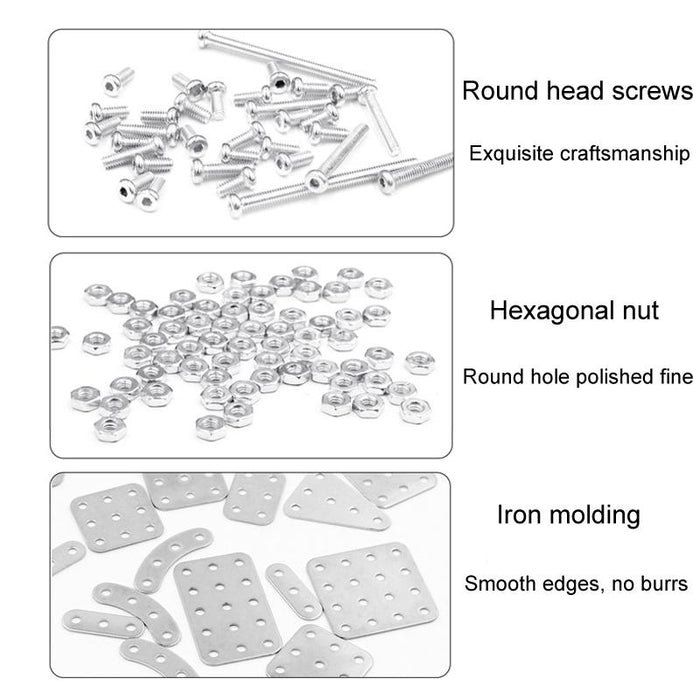 2011Pcs Mechanical Building Blocks Remote Control Trailer Model