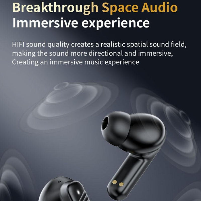 Lx-10 Full-Colour Touch Screen Anc & Enc Dual Noise Reduction In-Ear Wireless Bluetooth Earphones