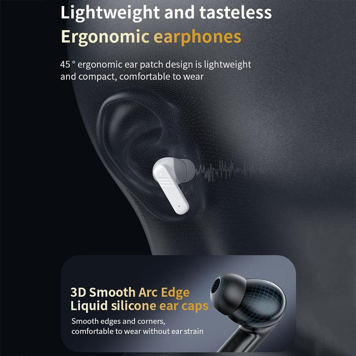 Lx-10 Full-Colour Touch Screen Anc & Enc Dual Noise Reduction In-Ear Wireless Bluetooth Earphones