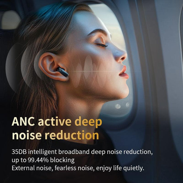 Lx-10 Full-Colour Touch Screen Anc & Enc Dual Noise Reduction In-Ear Wireless Bluetooth Earphones
