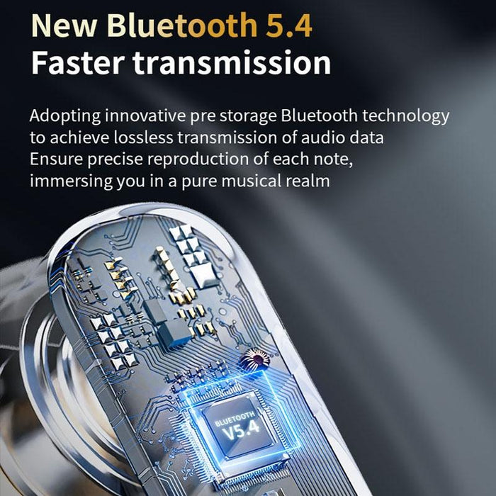 Lx-10 Full-Colour Touch Screen Anc & Enc Dual Noise Reduction In-Ear Wireless Bluetooth Earphones