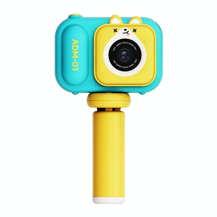 2.4 Inch Ips Screen 48Mp Dual Lens Kids Digital Camera Mini Video Camera With 32G Tf Card Blue Fox