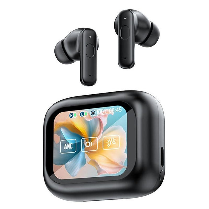Full-Colour Touch Screen Anc & Enc Noise Reduction Wireless Bluetooth Earphones
