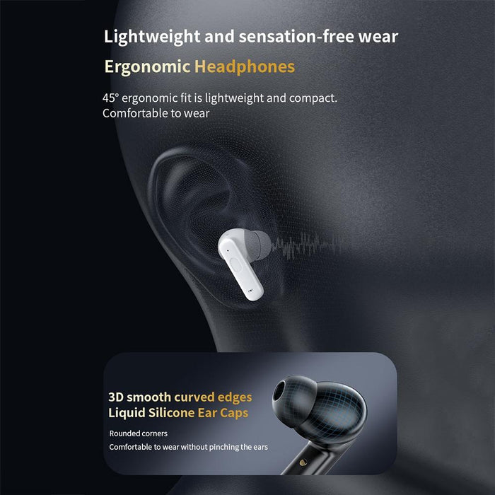 Full-Colour Touch Screen Anc & Enc Noise Reduction Wireless Bluetooth Earphones