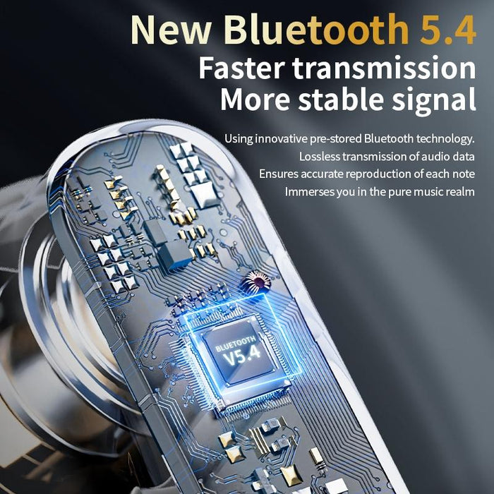 Full-Colour Touch Screen Anc & Enc Noise Reduction Wireless Bluetooth Earphones