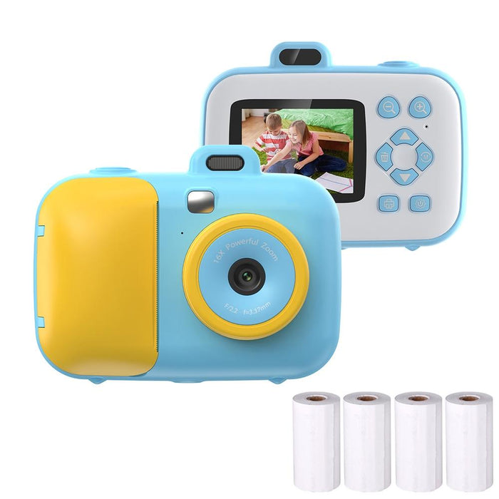 2.4 Inch Kids Thermal Camera With Printing Paper Blue