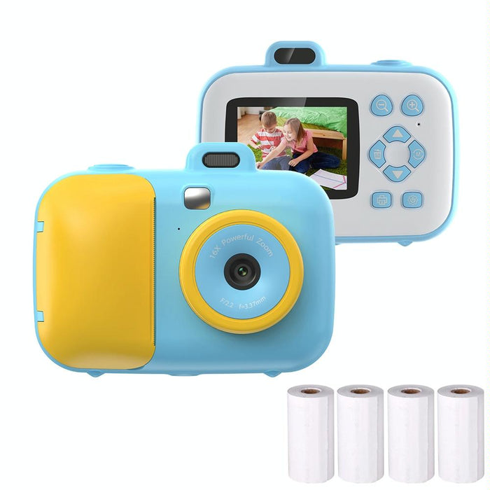 2.4 Inch Kids Thermal Camera With Printing Paper Blue