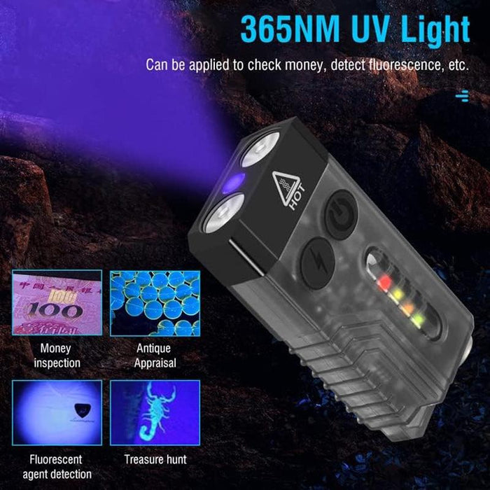 Usb Rechargeable Mini Flashlight Portable & Bright