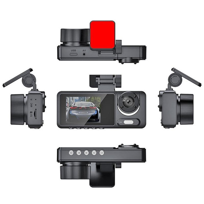 2K+720P Dual Recording Night Vision Dash Cam