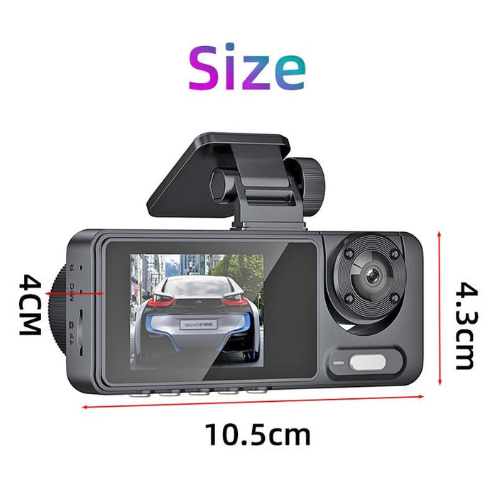 2K+720P Dual Recording Night Vision Dash Cam
