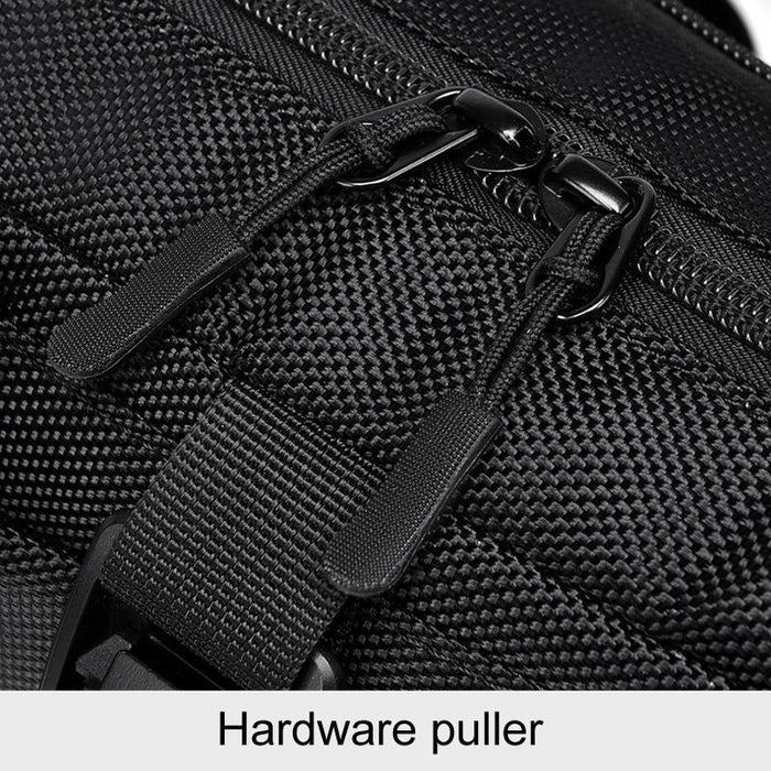 Waterproof Men Crossbody Waist Pack Gray