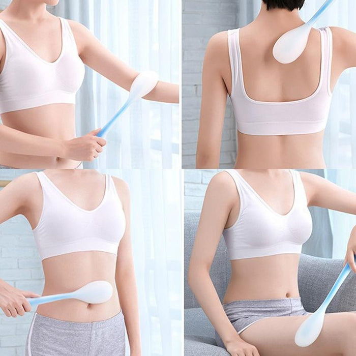 Blue Silicone Gua Sha Massage Board 32Cm