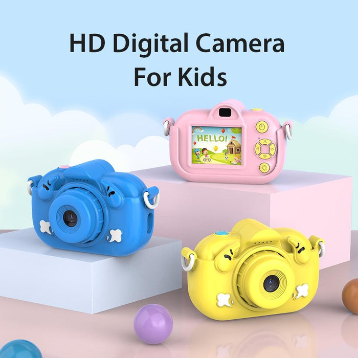 Dc501 2.0-Inch 4X Zoom Hd Digital Camera Mini Children Photography Camera - Blue