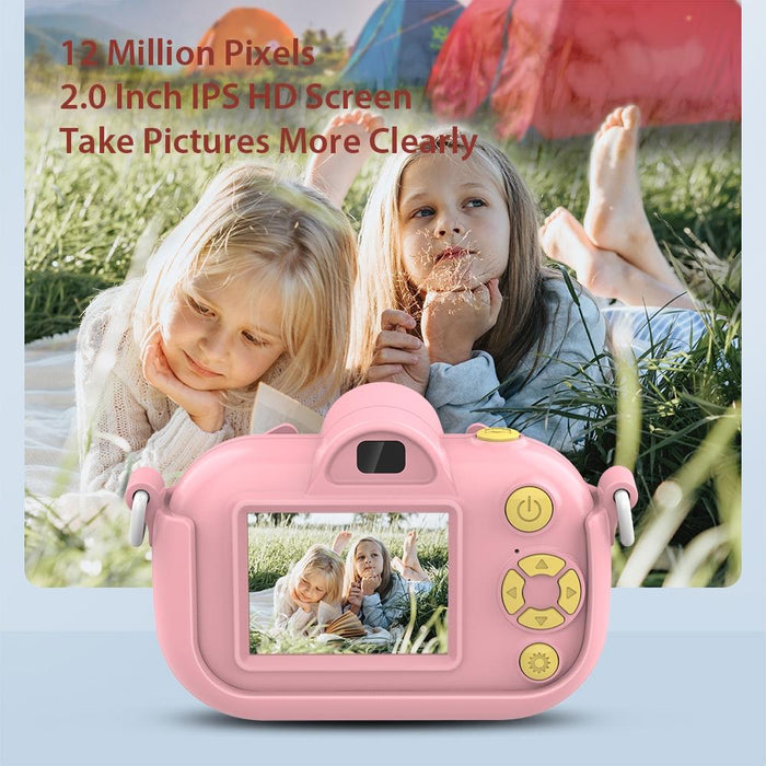 Dc501 2.0-Inch 4X Zoom Hd Digital Camera Mini Children Photography Camera - Blue