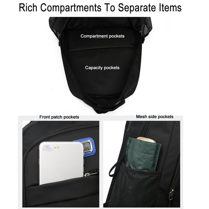 Large Capacity Nylon Backpack For Students