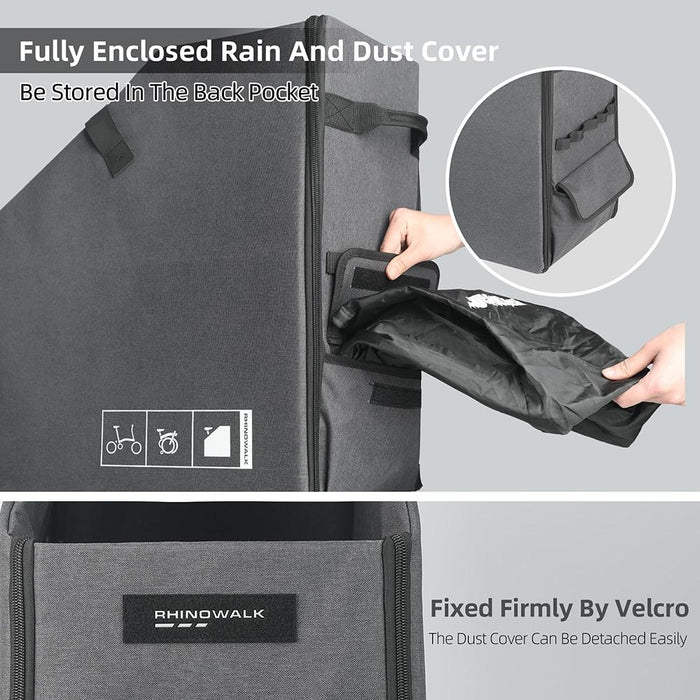 14 Folding Bike Trunk Bag Black