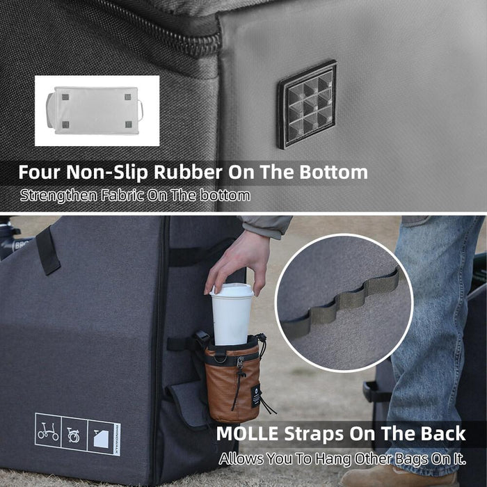 14 Folding Bike Trunk Bag Black