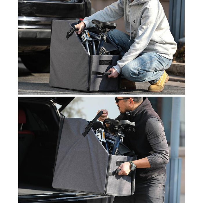 14 Folding Bike Trunk Bag Black