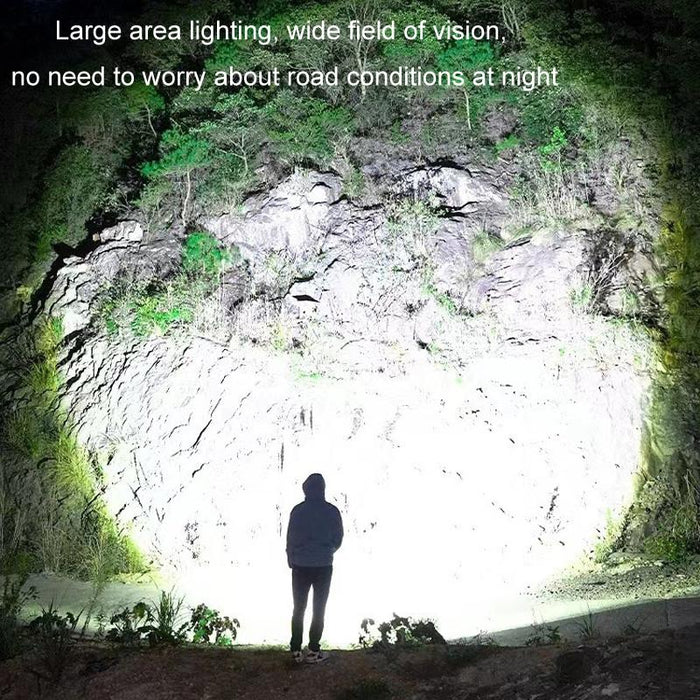 Rechargeable Zoom Laser Flashlight For Outdoor Use