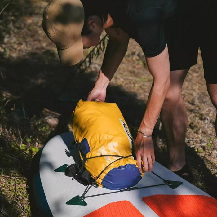 Waterproof Rafting Bag Dry Wet Separate Shoulder Pack For Outdoor Swimming 10L Green