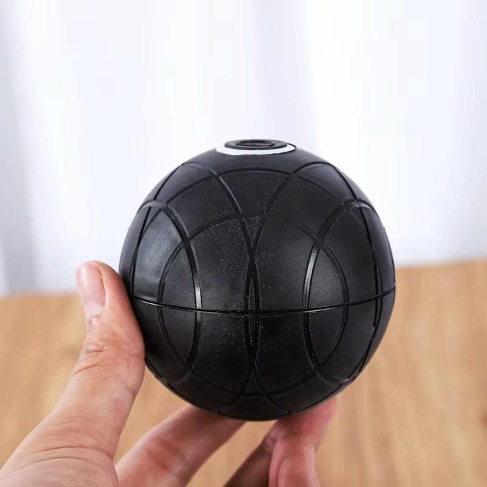 Rechargeable 3D Vibrating Massage Ball For Muscle Relaxation And Fitness Black