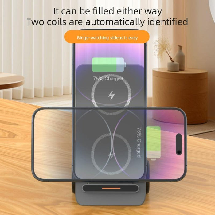 15W 3 In 1 Forklift Wireless Charger With Led Light