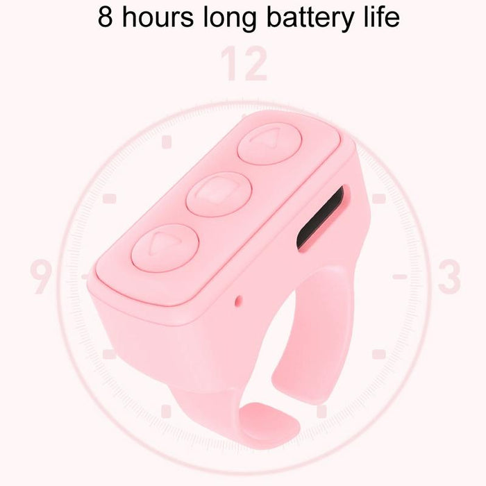3 Key Bluetooth Ring Remote For Video & Photo Control
