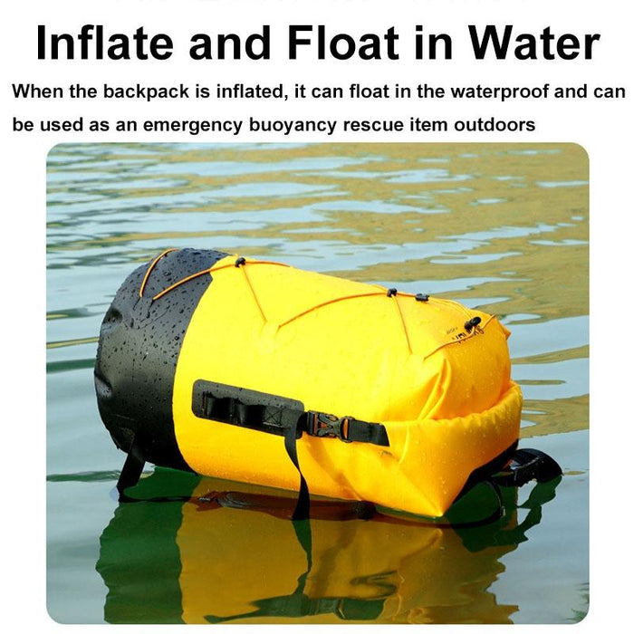 Waterproof Outdoor Stream Tracing Backpack Black 16L