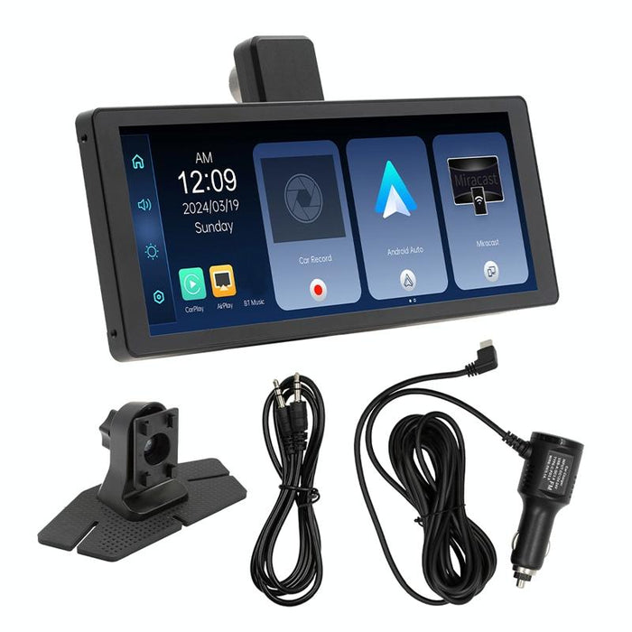 Portable Car Bluetooth Dvr Monitor - Supports Carplay / Android Auto