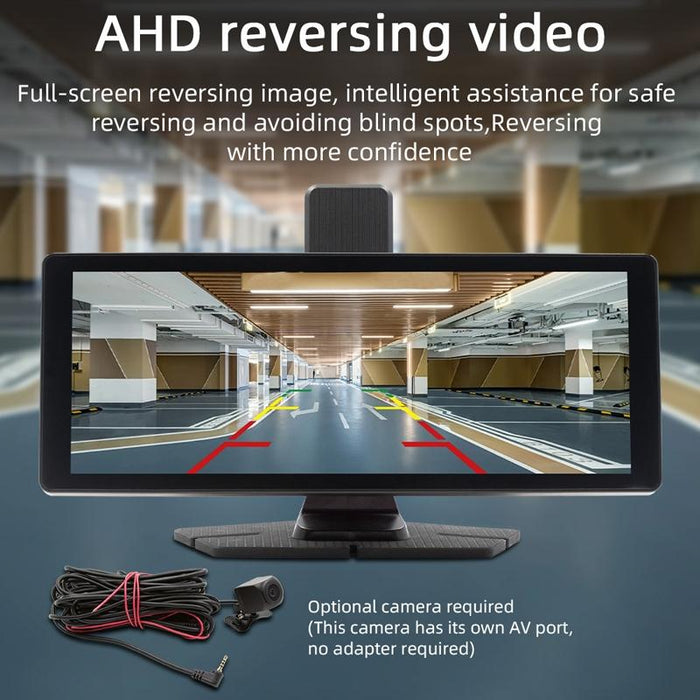 Portable Car Bluetooth Dvr Monitor - Supports Carplay / Android Auto