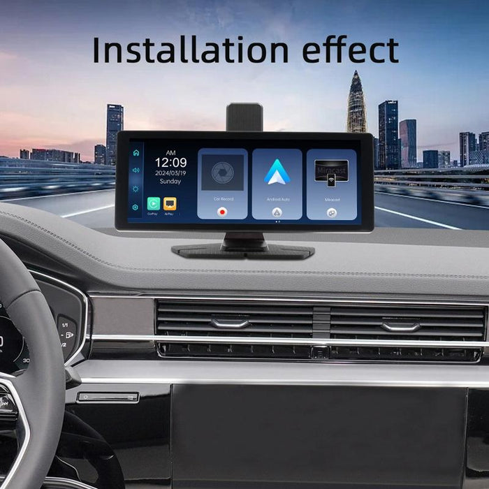 Portable Car Bluetooth Dvr Monitor - Supports Carplay / Android Auto