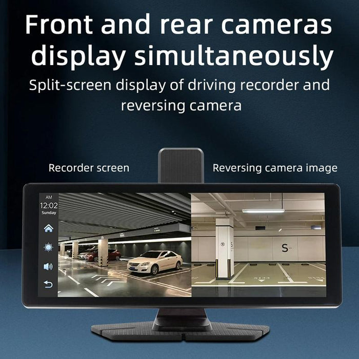 Portable Car Bluetooth Dvr Monitor - Supports Carplay / Android Auto