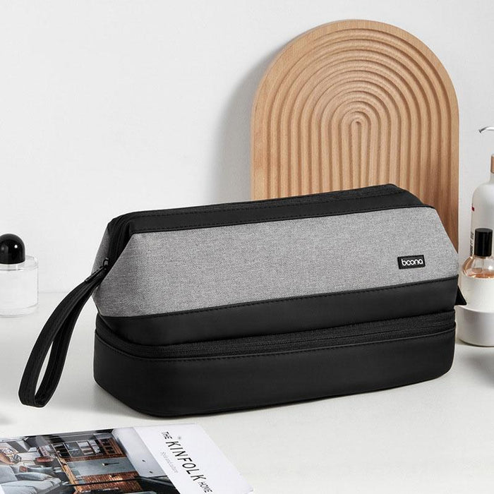 Large Double Layer Hair Dryer & Curling Iron Storage Bag