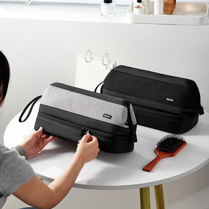 Large Double Layer Hair Dryer & Curling Iron Storage Bag
