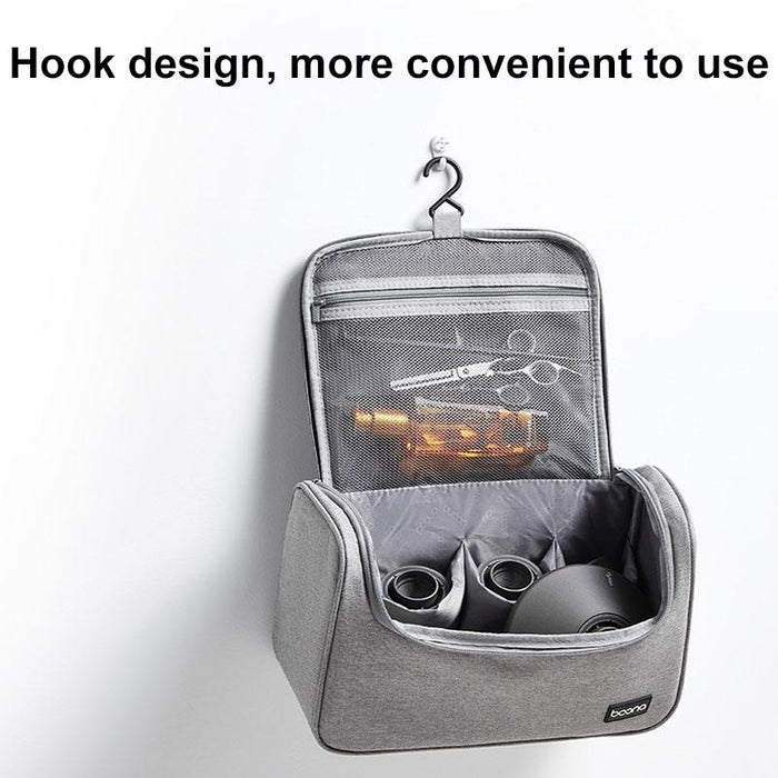 Portable Hair Dryer Storage Bag With Hook Large Capacity