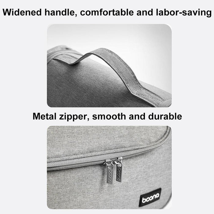 Portable Hair Dryer Storage Bag With Hook Large Capacity