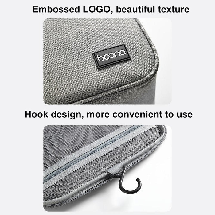 Portable Hair Dryer Storage Bag With Hook Large Capacity